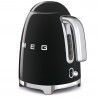 Ceainic electric SMEG KLF03BLEU, 2400 W, 1,7 l, bază rotativă la 360°, finisaj lucios, negru