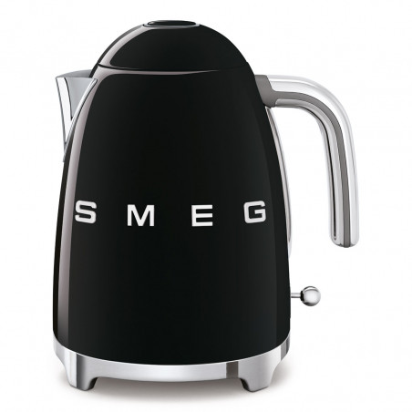 Ceainic electric SMEG KLF03BLEU, 2400 W, 1,7 l, bază rotativă la 360°, finisaj lucios, negru