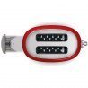 Prăjitor de pâine SMEG 50's Style TSF01RDEU, 950 W, 2 felii, 6 niveluri, Tava pentru firimituri, Cablu integrat, Oțel inoxidabil, Roșu