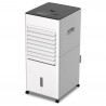 Aparat de răcire și umidificare a aerului cu funcție de încălzire NostroLux NL51761AH, 65-2000 W, 6 l, 3 moduri de funcționare, temporizator, filtru de apă, oscilație, Telecomandă, Roți, Alb