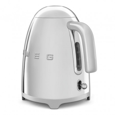 Ceainic electric SMEG KLF03SSEU, 2400 W, 1,7 l, bază rotativă la 360°, finisaj lucios, oțel inoxidabil
