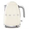 Ceainic electric SMEG KLF03CREU, 2400 W, 1,7 l, bază rotativă la 360°, finisaj lucios, crem