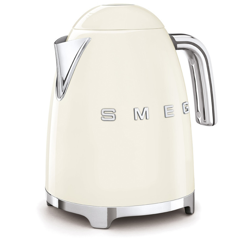 Ceainic electric SMEG KLF03CREU, 2400 W, 1,7 l, bază rotativă la 360°, finisaj lucios, crem