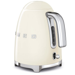 Ceainic electric SMEG KLF03CREU, 2400 W, 1,7 l, bază rotativă la 360°, finisaj lucios, crem