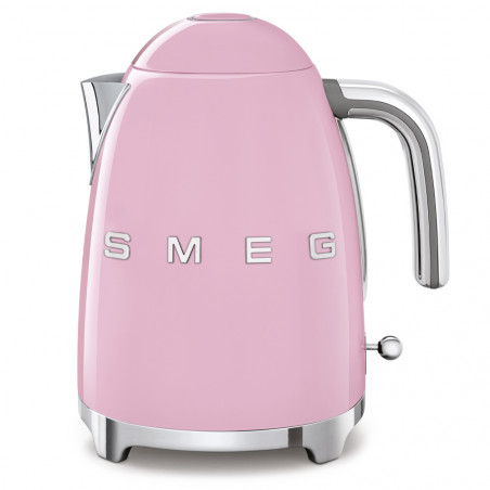 Ceainic electric SMEG KLF03PKEU, 2400 W, 1,7 l, bază rotativă la 360°, finisaj lucios, roz