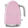 Ceainic electric SMEG KLF03PKEU, 2400 W, 1,7 l, bază rotativă la 360°, finisaj lucios, roz