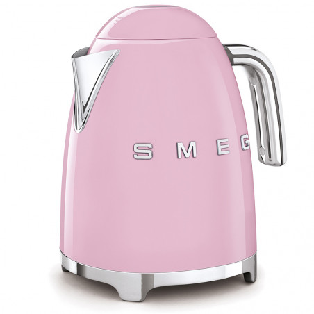 Ceainic electric SMEG KLF03PKEU, 2400 W, 1,7 l, bază rotativă la 360°, finisaj lucios, roz