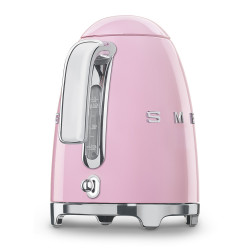 Ceainic electric SMEG KLF03PKEU, 2400 W, 1,7 l, bază rotativă la 360°, finisaj lucios, roz