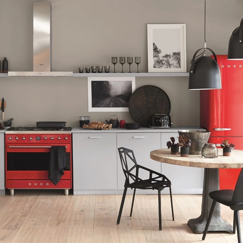 Prăjitor de pâine SMEG 50's Style TSF01BLEU, 950 W, 2 felii, 6 niveluri, Tava pentru firimituri, Cablu integrat, Oțel inoxidabil, Negru