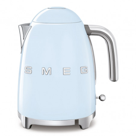 Ceainic electric SMEG KLF03PBEU, 2400 W, 1,7 l, bază rotativă la 360°, finisaj lucios, albastru pastel