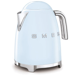 Ceainic electric SMEG KLF03PBEU, 2400 W, 1,7 l, bază rotativă la 360°, finisaj lucios, albastru pastel