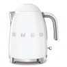 Ceainic electric SMEG KLF03WHEU, 2400 W, 1,7 l, bază rotativă la 360°, finisaj lucios, alb