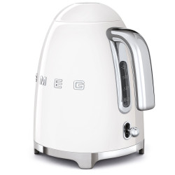 Ceainic electric SMEG KLF03WHEU, 2400 W, 1,7 l, bază rotativă la 360°, finisaj lucios, alb