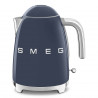 Ceainic electric SMEG KLF03NBEU, 2400 W, 1,7 l, bază rotativă la 360°, finisaj lucios, albastru marin