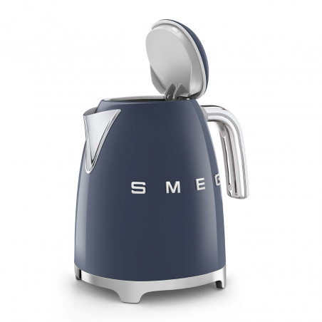 Ceainic electric SMEG KLF03NBEU, 2400 W, 1,7 l, bază rotativă la 360°, finisaj lucios, albastru marin