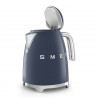 Ceainic electric SMEG KLF03NBEU, 2400 W, 1,7 l, bază rotativă la 360°, finisaj lucios, albastru marin