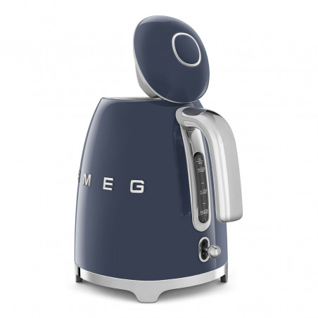 Ceainic electric SMEG KLF03NBEU, 2400 W, 1,7 l, bază rotativă la 360°, finisaj lucios, albastru marin