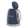 Ceainic electric SMEG KLF03NBEU, 2400 W, 1,7 l, bază rotativă la 360°, finisaj lucios, albastru marin