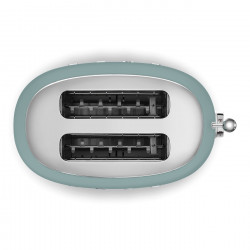 Prajitor de paine SMEG 50's Style TSF01EGMEU, 950 W, 2 felii, 6 trepte, Tava pentru firimituri, Cablu integrat, Otel inoxidabil, Verde smarald
