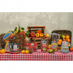 Ceainic electric SMEG Dolce & Gabbana KLF03DGEU, 2400 W, 1,7 l, bază rotativă la 360°, finisaj lucios, multicolor