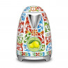 Ceainic electric SMEG Dolce & Gabbana KLF03DGEU, 2400 W, 1,7 l, bază rotativă la 360°, finisaj lucios, multicolor