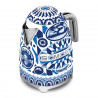 Ceainic electric SMEG Dolce & Gabbana KLF03DGBEU, 2400 W, 1,7 l, bază rotativă la 360°, finisaj lucios, albastru mediteranean