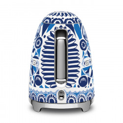 Ceainic electric SMEG Dolce & Gabbana KLF03DGBEU, 2400 W, 1,7 l, bază rotativă la 360°, finisaj lucios, albastru mediteranean