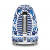 Ceainic electric SMEG Dolce & Gabbana KLF03DGBEU, 2400 W, 1,7 l, bază rotativă la 360°, finisaj lucios, albastru mediteranean