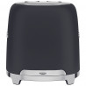 Prаjitor de pаine SMEG 50's Style TSF01BLMEU, 950 W, 2 felii, 6 trepte, Tava pentru firimituri, Cablu integrat, Otel inoxidabil, Negru mat