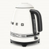 Ceainic electric SMEG Porsche KLF03PCWEU, 2400 W, 1,7 l, bază rotativă la 360°, finisaj lucios, alb