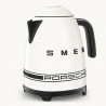 Ceainic electric SMEG Porsche KLF03PCWEU, 2400 W, 1,7 l, bază rotativă la 360°, finisaj lucios, alb