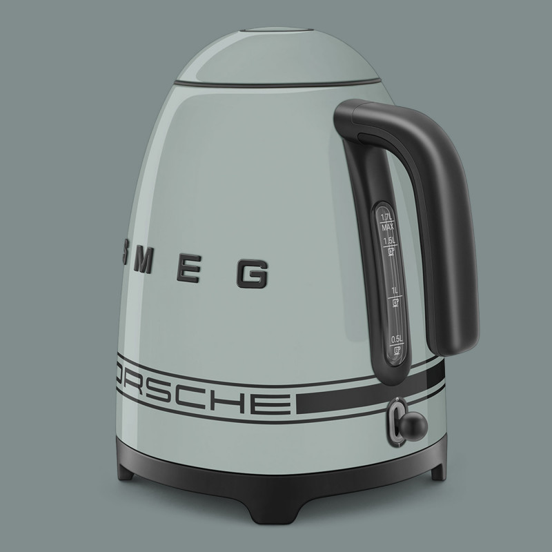 Fierbător electric SMEG KLF03PSGEU, 2400 W, 1,7 l, bază rotativă la 360°, finisaj lucios, verde
