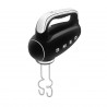 Mixer manual SMEG 50's Style HMF01BLEU, 250 W, 9 viteze, funcție Turbo, afișaj LED ascuns, cronometru, accesorii, negru