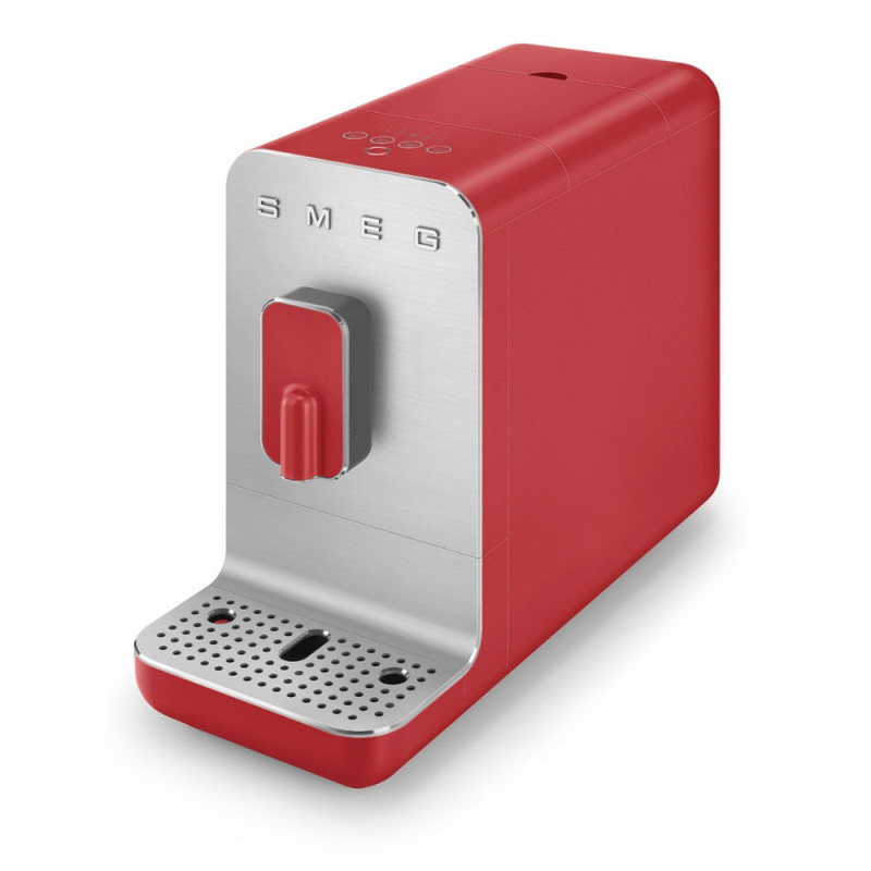 Mașină de espresso SMEG Collezione BCC01RDMEU, 1350 W, 19 bar, 1,4 l, 8 funcții, râșniță încorporată, roșu