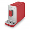 Mașină de espresso SMEG Collezione BCC01RDMEU, 1350 W, 19 bar, 1,4 l, 8 funcții, râșniță încorporată, roșu