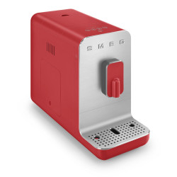 Mașină de espresso SMEG Collezione BCC01RDMEU, 1350 W, 19 bar, 1,4 l, 8 funcții, râșniță încorporată, roșu