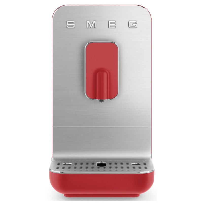Mașină de espresso SMEG Collezione BCC01RDMEU, 1350 W, 19 bar, 1,4 l, 8 funcții, râșniță încorporată, roșu