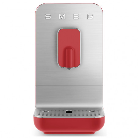 Mașină de espresso SMEG Collezione BCC01RDMEU, 1350 W, 19 bar, 1,4 l, 8 funcții, râșniță încorporată, roșu