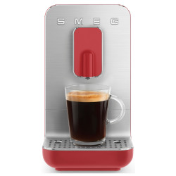 Mașină de espresso SMEG Collezione BCC01RDMEU, 1350 W, 19 bar, 1,4 l, 8 funcții, râșniță încorporată, roșu