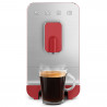 Mașină de espresso SMEG Collezione BCC01RDMEU, 1350 W, 19 bar, 1,4 l, 8 funcții, râșniță încorporată, roșu