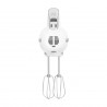 Mixer manual SMEG 50's Style HMF01WHEU, 250 W, 9 viteze, funcție Turbo, afișaj LED ascuns, cronometru, accesorii, alb