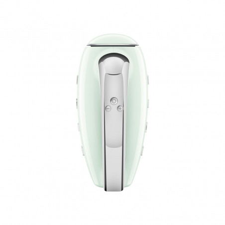 Mixer manual SMEG 50's Style HMF01PGEU, 250 W, 9 viteze, funcție Turbo, afișaj LED ascuns, cronometru, accesorii, verde