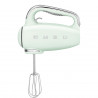 Mixer manual SMEG 50's Style HMF01PGEU, 250 W, 9 viteze, funcție Turbo, afișaj LED ascuns, cronometru, accesorii, verde