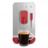 Espressor automat SMEG Collezione BCC02RDMEU, 1350 W, 19 bar, 1,4 l, 8 functii, Rasnita incorporata, Cafea boabe, Spumare lapte, Rosu