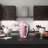 Mixer manual SMEG 50's Style HMF01PKEU, 250 W, 9 viteze, funcție Turbo, afișaj LED ascuns, cronometru, accesorii, roz