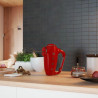 Mixer manual SMEG 50's Style HMF01RDEU, 250 W, 9 viteze, funcție Turbo, afișaj LED ascuns, cronometru, accesorii, roșu