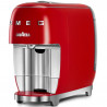Mașină de espresso cu capsule SMEG Lavazza A Modo Mio LM200, 1250 W, 10 bar, 0,9 l, încălzire rapidă, roșu