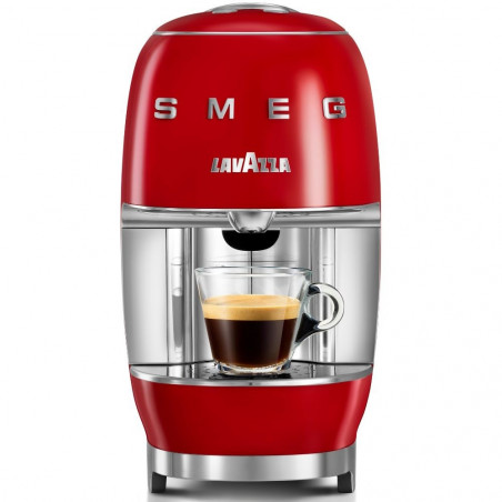 Mașină de espresso cu capsule SMEG Lavazza A Modo Mio LM200, 1250 W, 10 bar, 0,9 l, încălzire rapidă, roșu