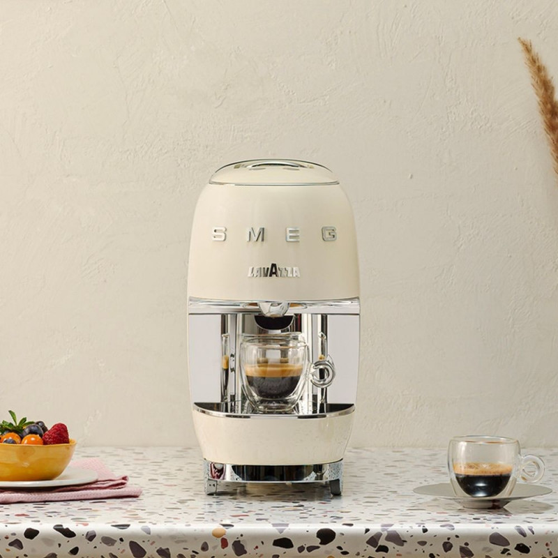 Mașină de espresso cu capsule SMEG Lavazza A Modo Mio LM200, 1250 W, 10 bar, 0,9 l, încălzire rapidă, spumă