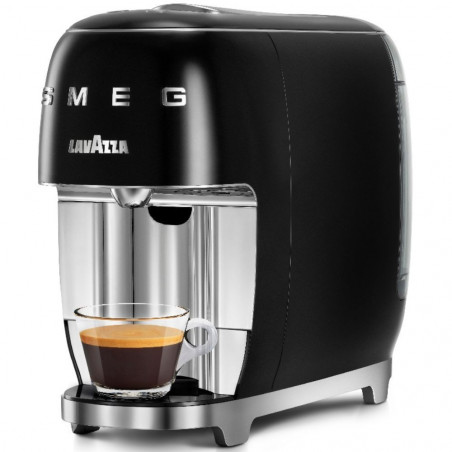 Mașină de espresso cu capsule SMEG Lavazza A Modo Mio LM200, 1250 W, 10 bar, 0,9 l, încălzire rapidă, negru